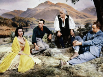 A scene from the movie version of "Brigadoon"
